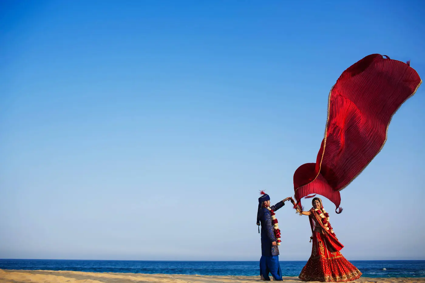 Navita and Manu Jain wedding photos in Cabo San Lucas, Mexico.