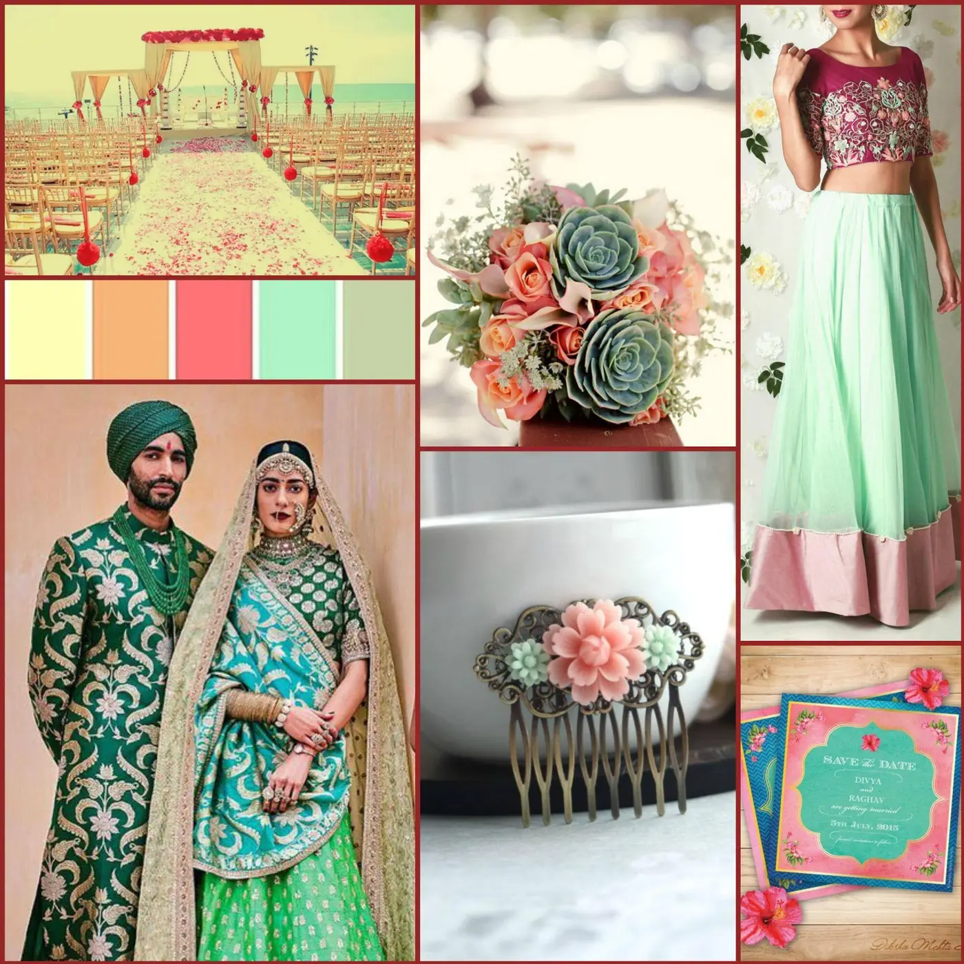 P.C. - outdoor wedding ideas, indian wedding invitation cards, pinterest, Sabyasachi bridal collection