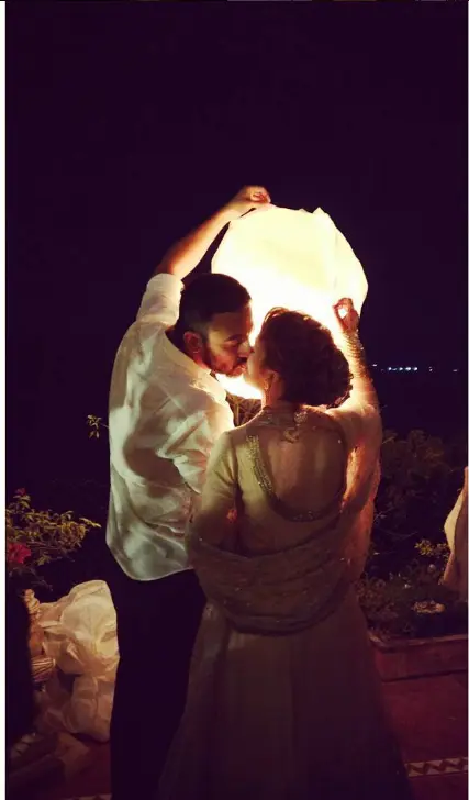 Arunoday Singh and Lee Elton wedding
