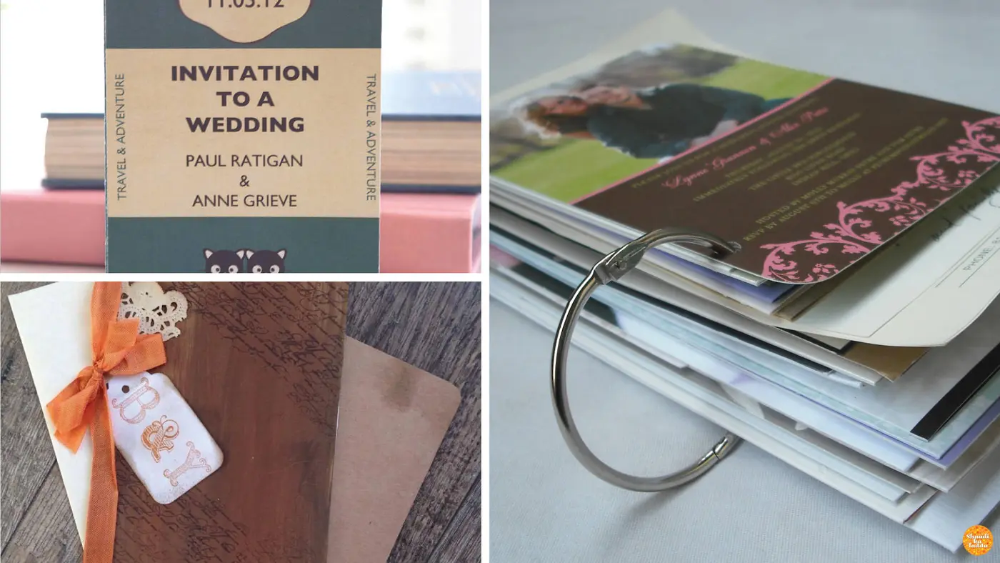 Wedding Invite Ideas for book lovers.