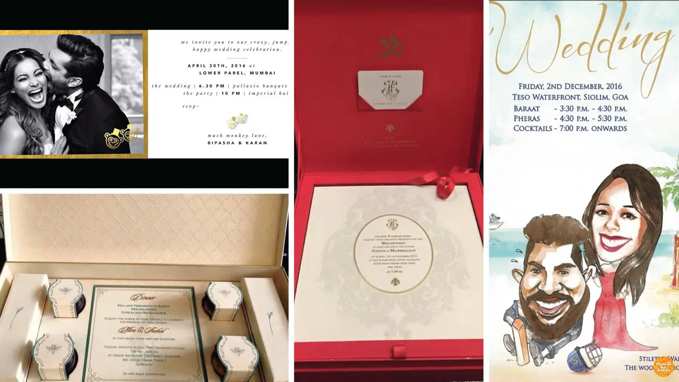 Celebrity Wedding Invitations stealing the show.