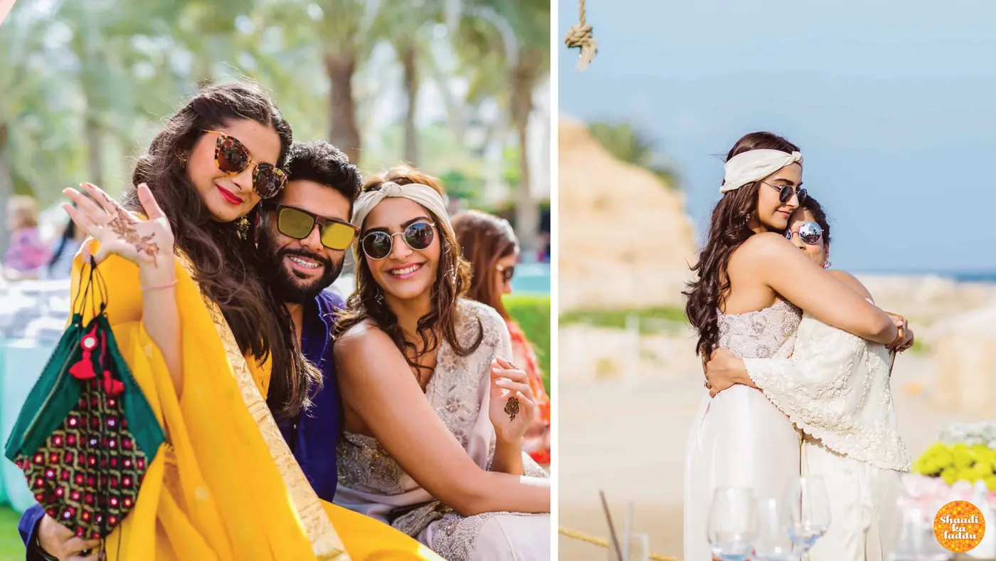 actress sonam kapoor at Samarth & Sasha Bajaj’s