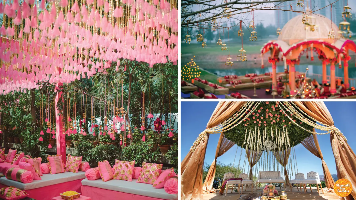 Manda decoration for indian wedding