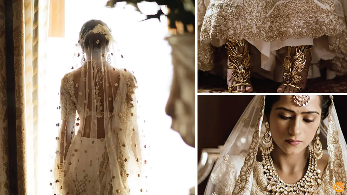 Designer Kresha Bajaj wedding lehenga.