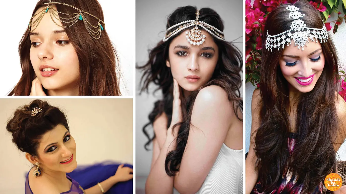 tiara or contemporary matha patti for girls