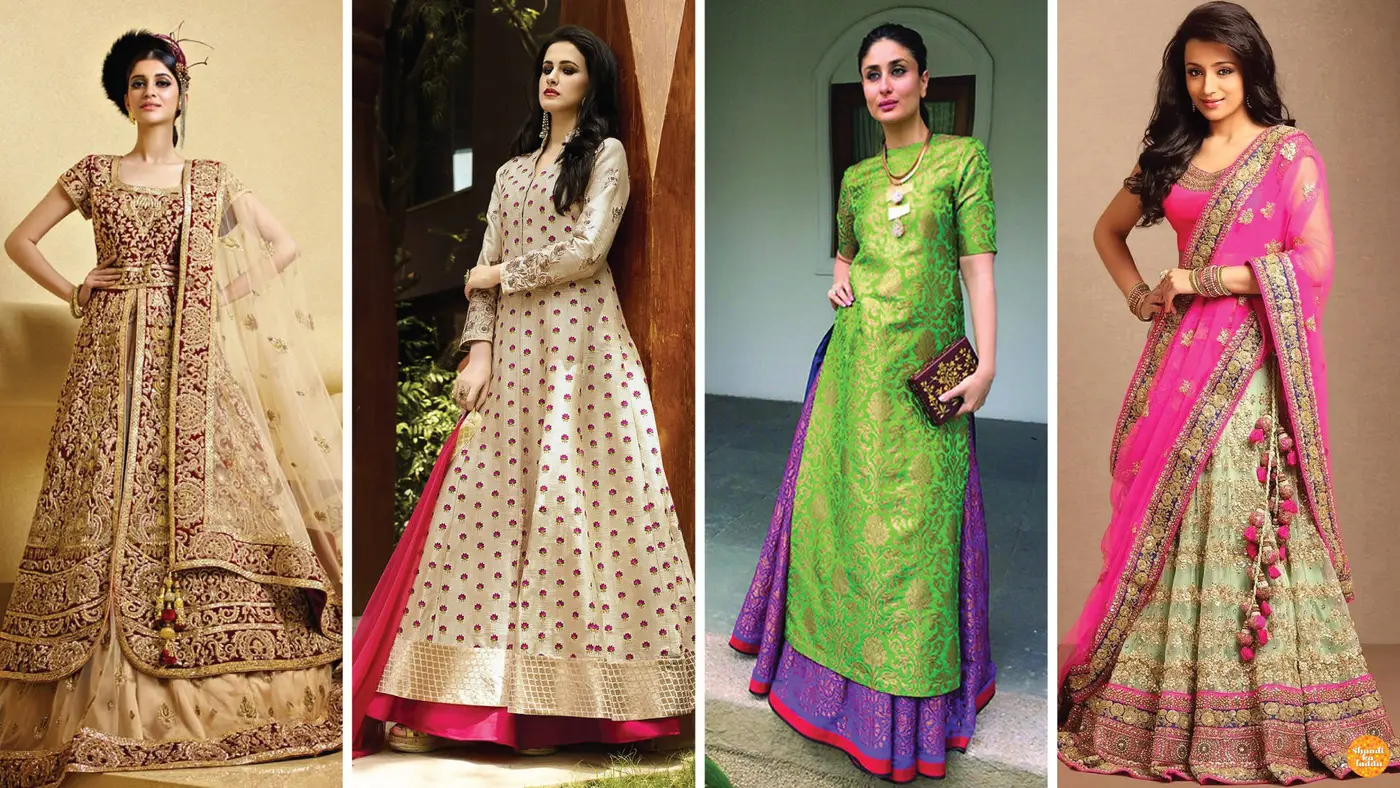 Kareena kapoor in lehenga kurti, heavy jacket lehengas, lehenga sarees