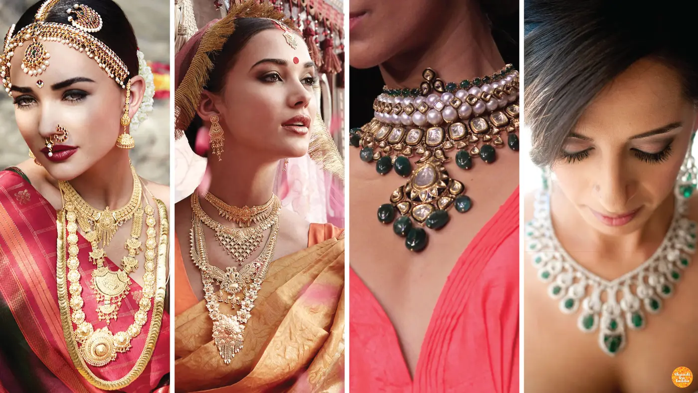 amy jackson in Bridal jwellery in gold, diamond, chokers, necklace and maang tikkas