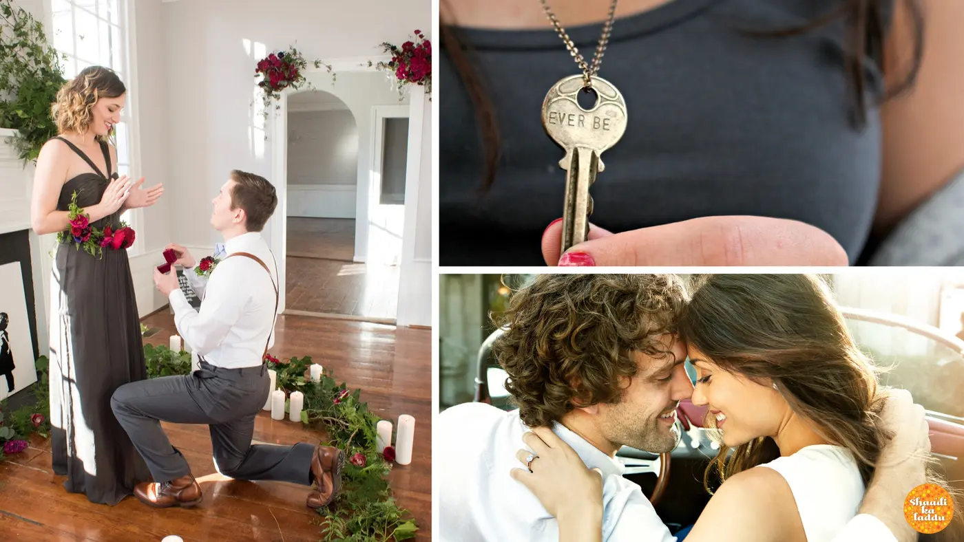 Ring wedding proposal,romantic moments