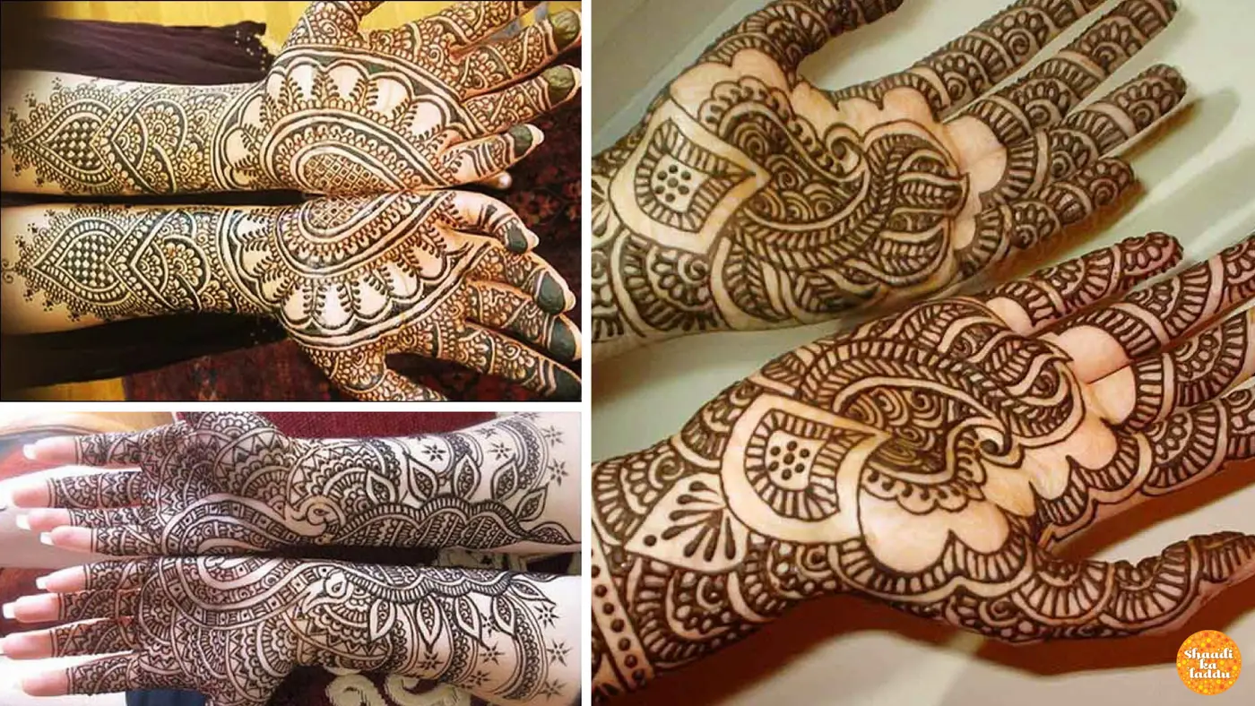Symmetrical Mehendi Design