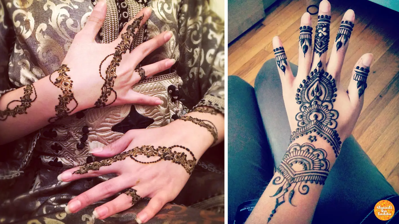 Arabic mehendi designs