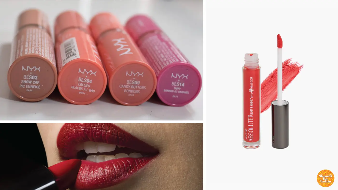Lipstick application, lipgloss