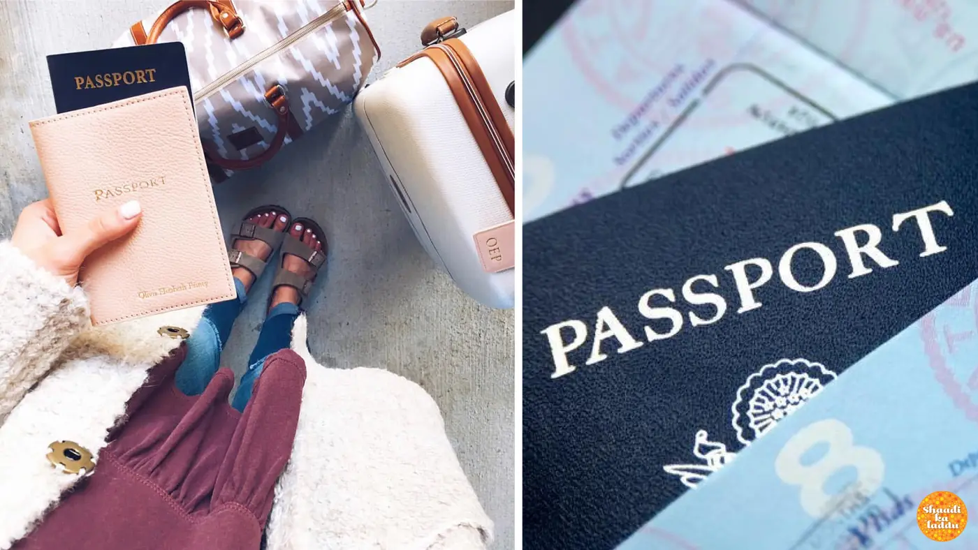 Passport, visa, boarding pass, travel documents