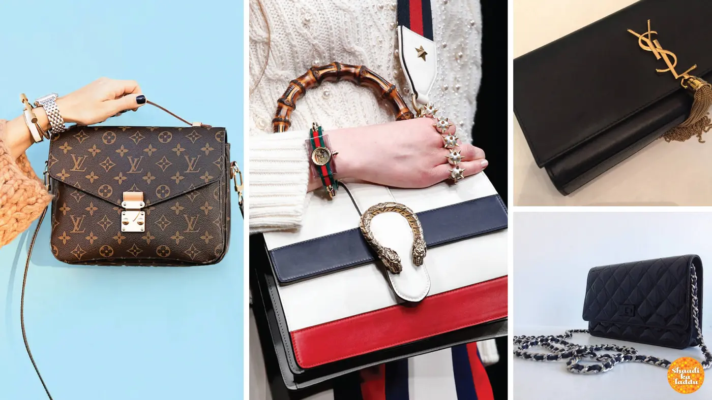 High end designer ladies handbags