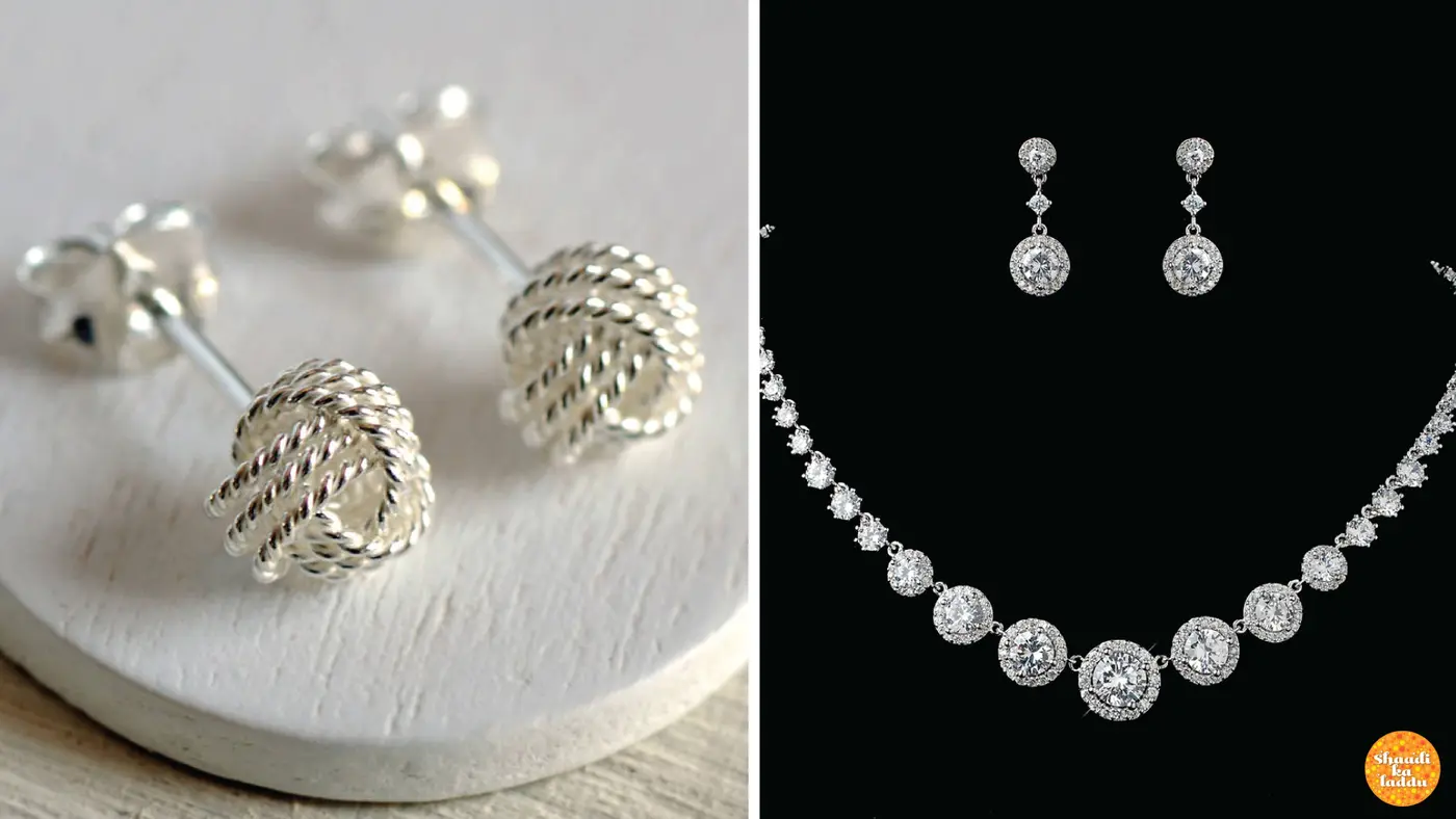Blue stone wedding jewellery collection