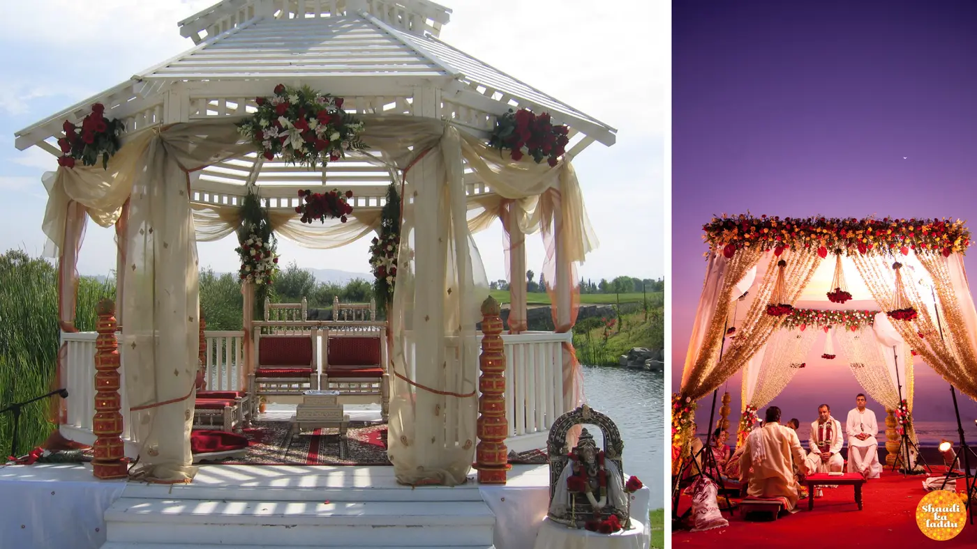 Mandap decorations for wedding