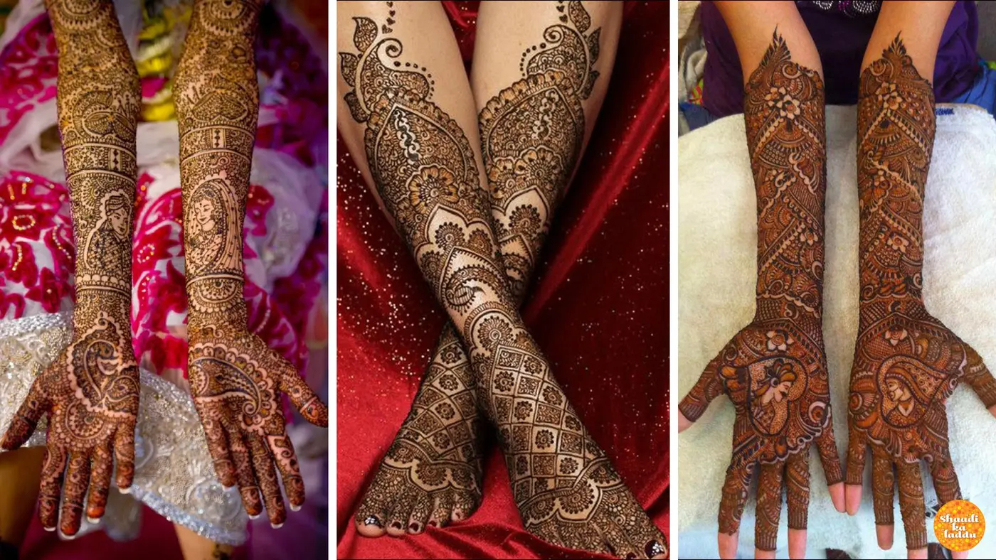 Neat and Detailed Mughlai Mehendi designs