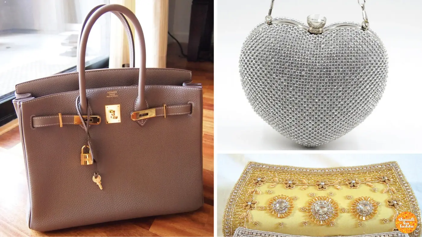 Hand bags, clutches, bridal clutches