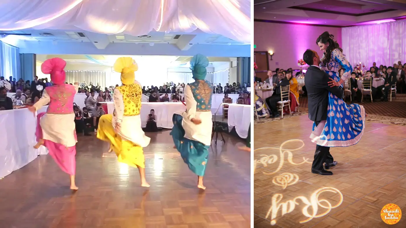 The Ballroom Bhangra wedding choreography