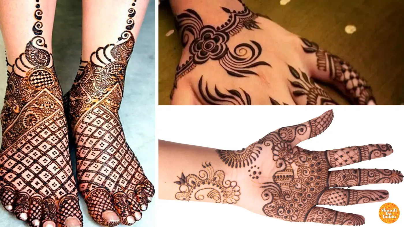 Indo Arabic Mehendi designs
