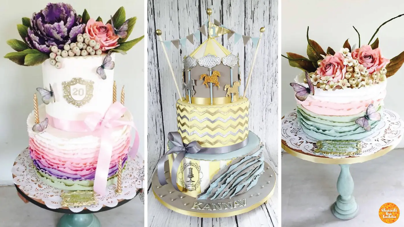 Weddin cakes from Firefly India, Delhi