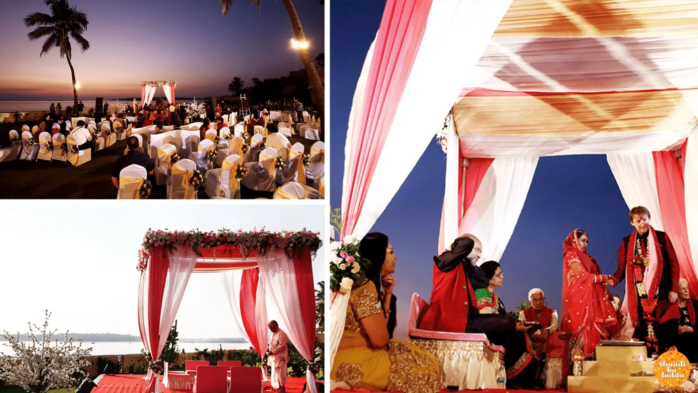 beach wedding decor photograph by wedding planner