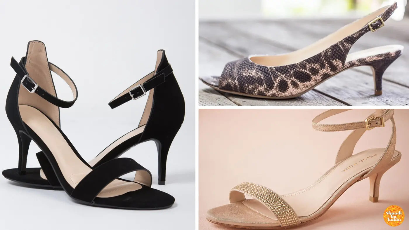 Sandals with Kitten heels