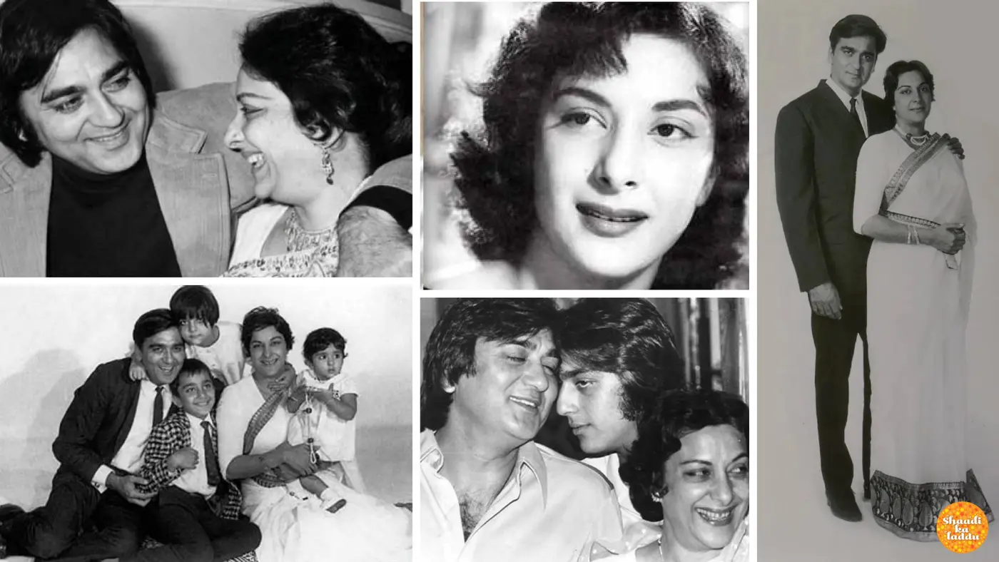 Wedding pictures of Nargis and Sunil Dutt