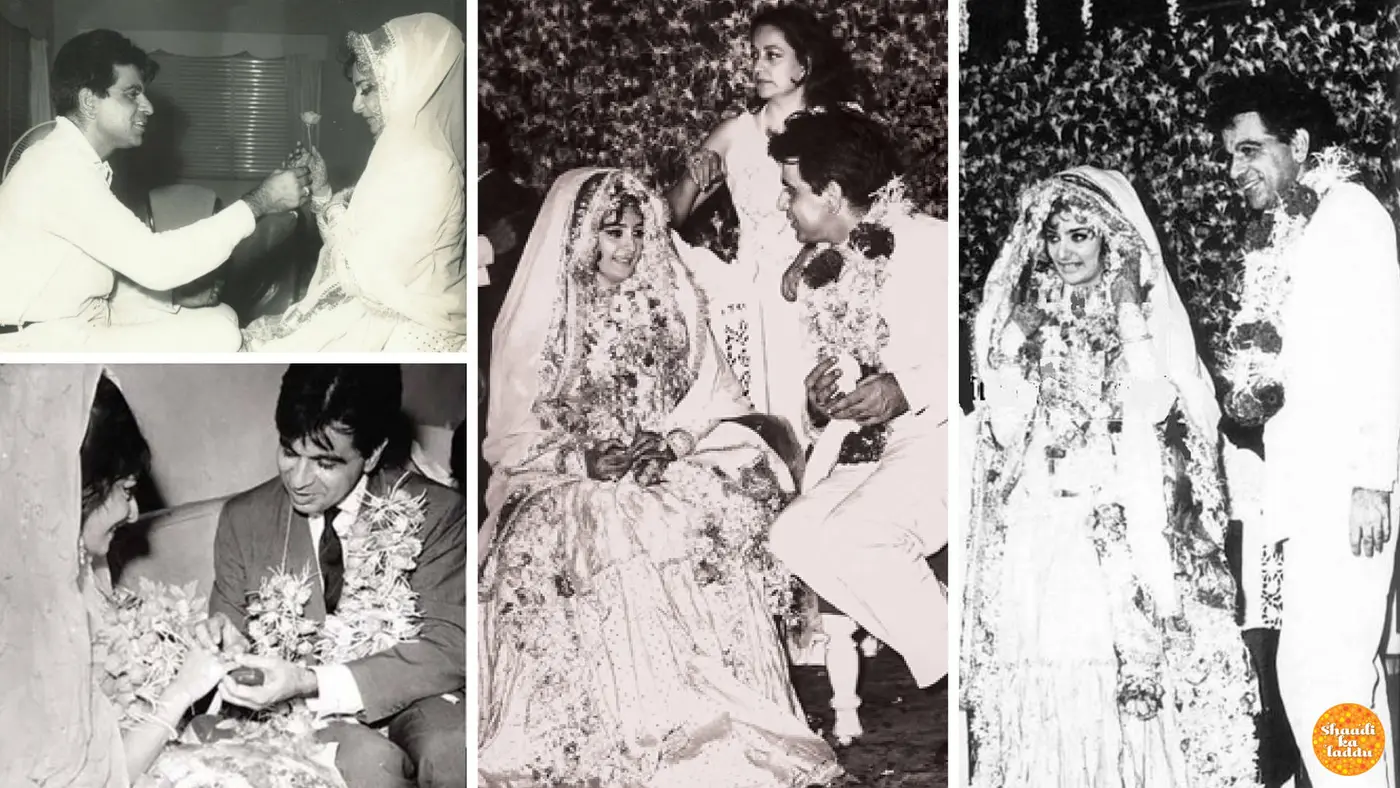 Wedding pictures of Dilip Kumar and Saira Banu