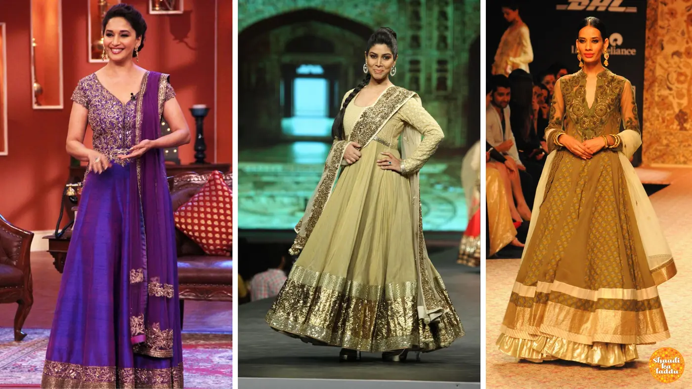 Anarkali suit with heavy embroidery