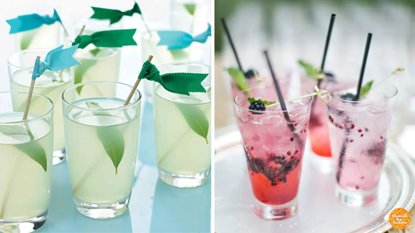 A little creativity with stirrers also goes a long way