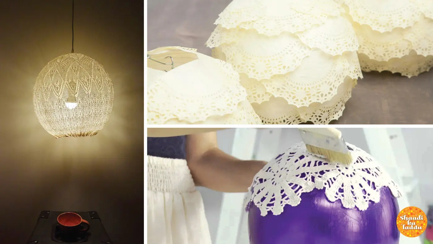 Doily Lamps