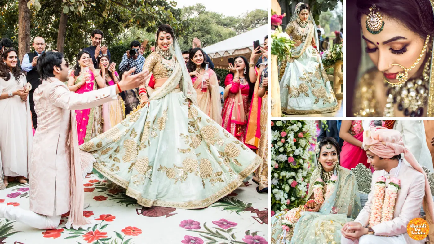 Pastel Pistachio Lehenga