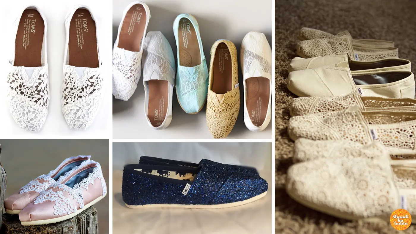 Bejewelled Flats From Toms