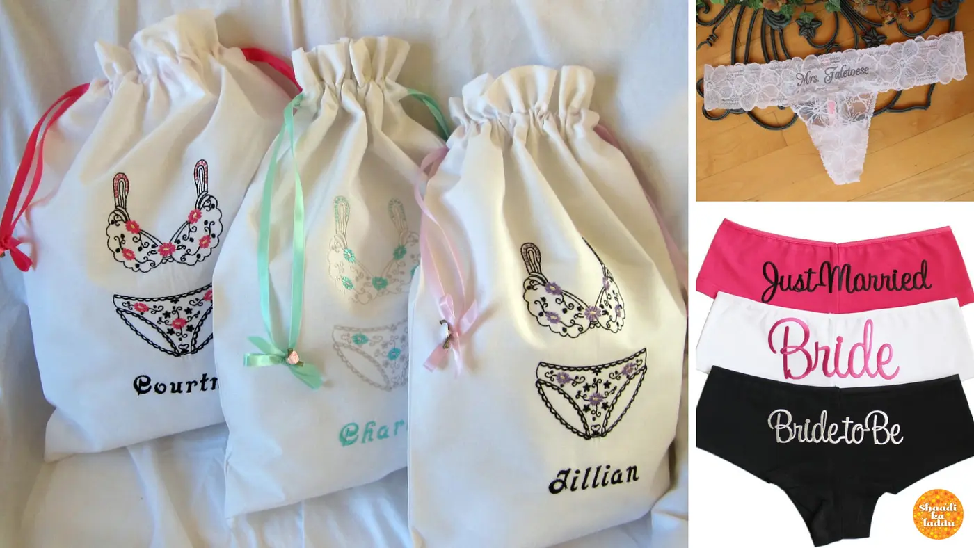 Monogrammed Lingerie