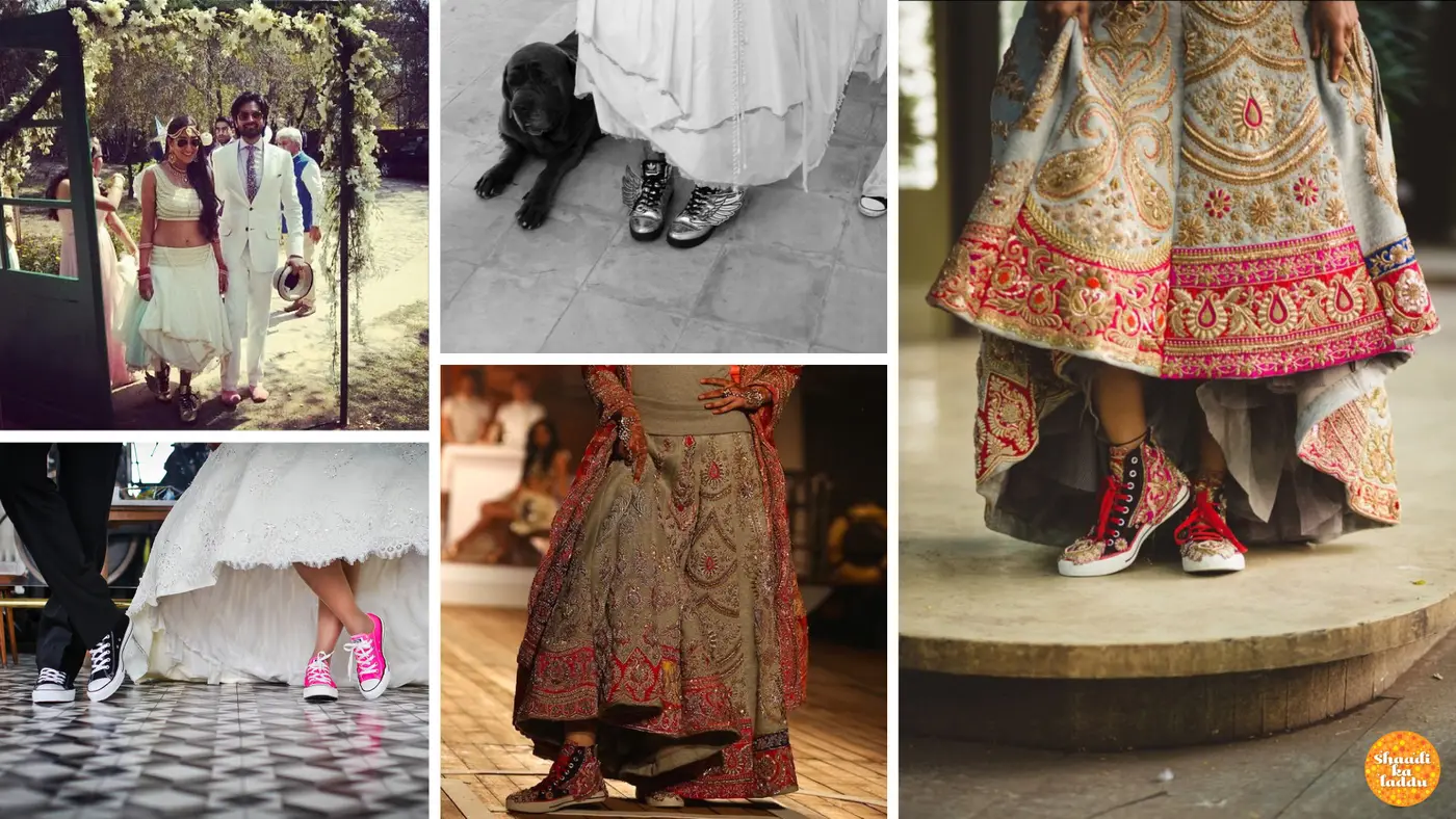 An Indian Bride In Sneakers