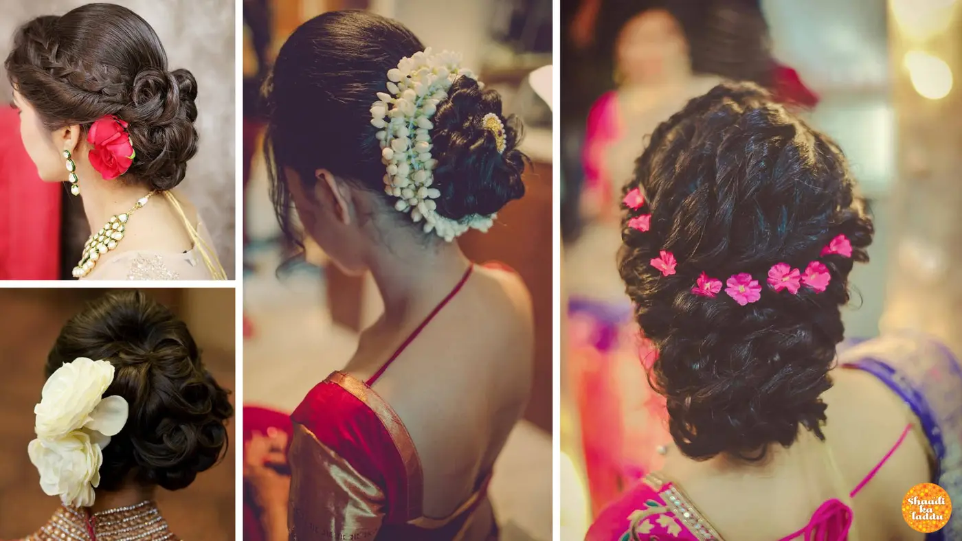 Side braids and Flower Bun
