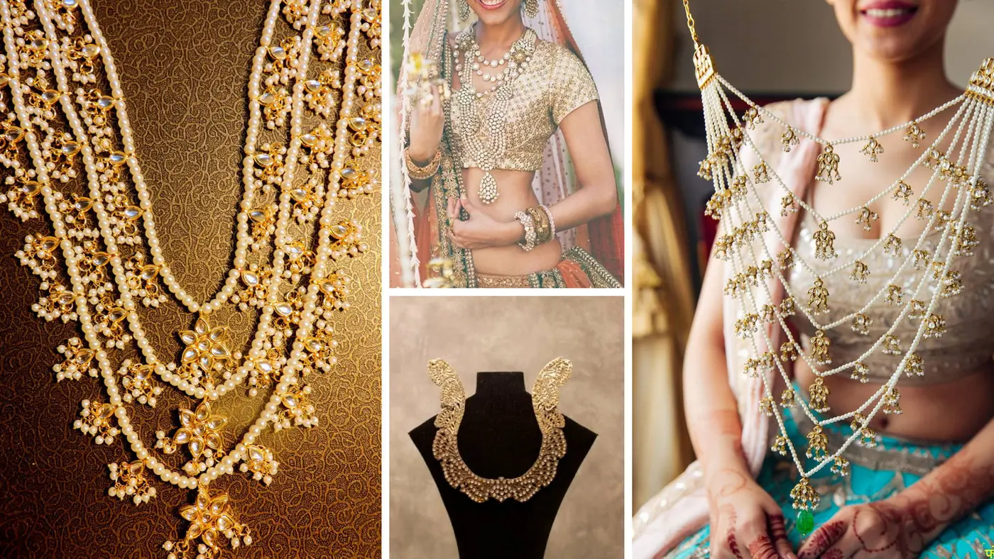 Layered Pearls / Maharani Style Neck-pieces