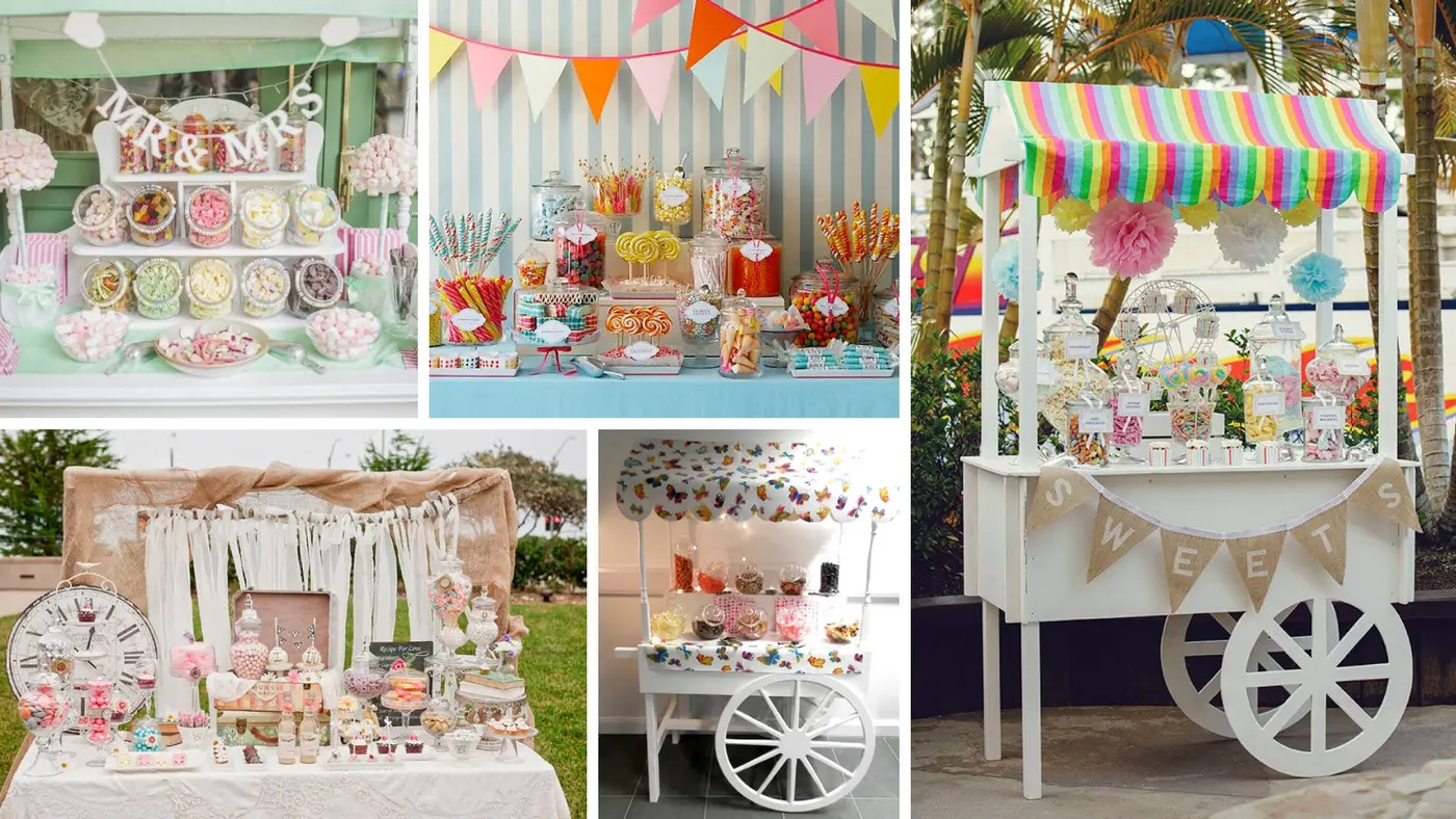 A Chocolate And Candy Stall
