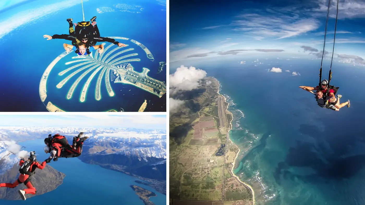 Skydiving Sweethearts